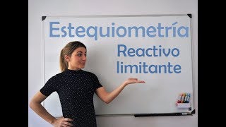 ESTEQUIOMETRÍA Reactivo limitante y en exceso [upl. by Nhar]