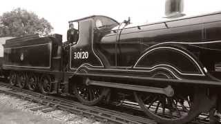 Steam Train Didcot Railway Centre  Farewell to Drummond T9 no 30120 [upl. by Garda]