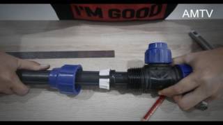 Tutorial Penyambungan Pipa HDPE Mechanical Joint [upl. by Alym]