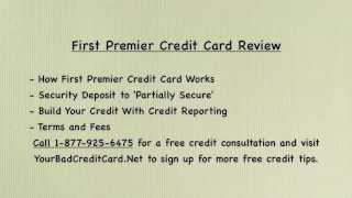 First Premier Credit Card Review [upl. by Idoj]