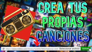 CREA TU PROPIA MUSICA Ids GRATIS  ROBLOX [upl. by Vincenta]