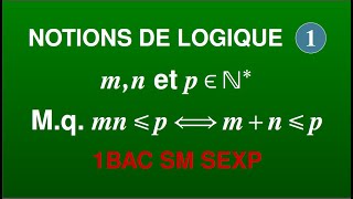 LOGIQUE 1BAC SM SxEP EXERCICE 1 Raisonnement déductif [upl. by Atiloj320]