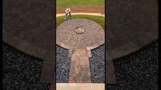 Hardscape Construction Time Lapse Fire Pit Paver Patio [upl. by Bucella]