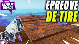 Épreuve de Tir au Lance Oeuf  Fortnite Sauver le Monde [upl. by Aizitel]