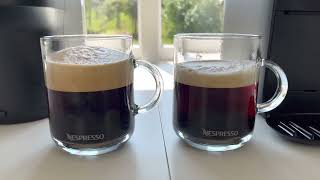 NESPRESSO VERTUO vs LOR BARISTA Crema Test  Which would you choose for mug sized coffee  A2B [upl. by Anetsirhc]