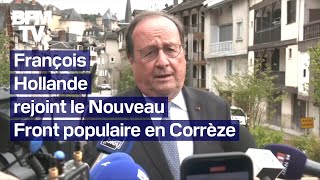 Élections législatives François Hollande annonce sa candidature en Corrèze [upl. by Olshausen]