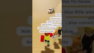 forcing people to sing im blue and then blowing them up roblox shorts [upl. by Neddy]