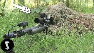 Using a Professional Ghillie Suit vs Airsoft Players IN GAME [upl. by Seda568]