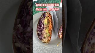 Bread substitute Plantain wraps Flour amp Gluten free Yum plantbased glutenfree vegan plantain [upl. by Adnilec]