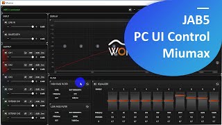 WONDOM ADAU1701 DSP JAB5 PC UI Control with ICP5 [upl. by Massarelli493]