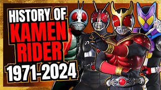 The Complete History of KAMEN RIDER  19712024 [upl. by Saticilef]