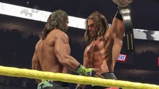 Edge Vs Bradshaw Wwe 2k23 Universe [upl. by Nwahsak536]