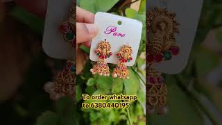 diydiwali Jhumukhajewellery tamilnecklaceviraldiyhandmadediycraftstrendingshorts tamils [upl. by Reedy]