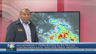 Aguaceros y tormentas eléctricas continuarán en el país por onda Tropical  Noticentro [upl. by Keisling]