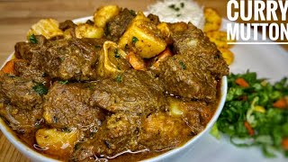 THE BEST JAMAICAN CURRY MUTTON RECIPE [upl. by Naliorf]