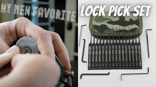 My New Favorite lock pick set Dangerfield Ionic Praxis hardened stealth edition [upl. by Nicks]