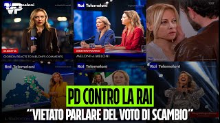 Vietato parlare del voto di scambio Pd contro il Tg1 e Tg2 Cosa ne pensi tu [upl. by Otrebide63]