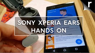 Handson Prototype Sony Xperia Ear review [upl. by Akin]