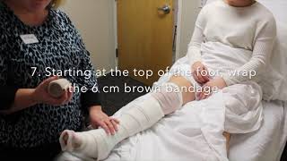 Lymphedema Instructional Video  Lower Extremity [upl. by Brand]