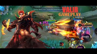 VALIR GAMEPLAY  VALIR BUILD TERSAKIT 2024  VALIR BEST BUILD  BUILD TOP GLOBAL VALIR MLBB [upl. by Wivinia]