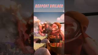 Respect Builder😓 coc shorts clashofclans [upl. by Neehs]