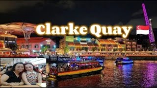 GUMALA SA CLARKE QUAY 🇸🇬 AT KUMAIN NG HAPUNANnightoutdinnerbondingtime [upl. by Chaing460]