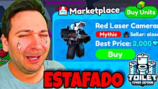 😰 VENDÍ TODAS MIS UNIDADES SIN SABER SU PRECIO en Toilet Tower Defense 😰 ME SIENTO ESTAFADO [upl. by Sheffield873]