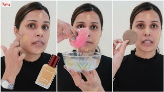 How To Apply  LAKME Foundation For Natural Looking Makeup [upl. by Ahsiled]