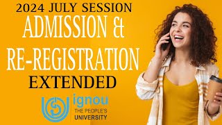 IGNOU ADMISSION amp REREGISTRATION EXTENDED 💯 LAST CHANCE📍 reregistration ignouadmission [upl. by Ludvig]