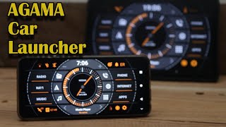 AGAMA Car Launcher  All the Settings Revealed [upl. by Nonahs182]