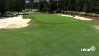 Pinehurst No 2 Flyover Series Hole 6 [upl. by Nesmat]