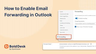 How to Enable Email Forwarding in Outlook [upl. by Norse]