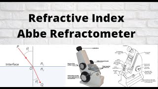 Refractive index Abbe Refractometer [upl. by Angelo543]