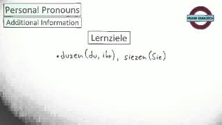 Besonderheiten bei den Personalpronomen im Englischen  Englisch  Grammatik [upl. by Stearns]