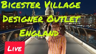 Bicester Village Designer Outlet in Oxfordshire England UK Live from Mamta Nagrath [upl. by Toffey102]