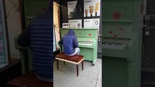 Street Piano Players Marvellous Medley Goes Viral [upl. by Kieger]