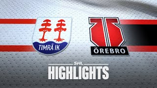 Timrå vs Örebro  24 sep 2024  Highlights [upl. by Annoyt]