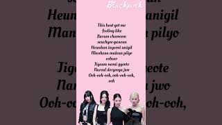 Blackpink  Whistle lyrics blackpink lyrics kpop apt jenniemantra shortsfeed [upl. by Gelhar]