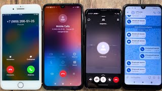 Vkontakte And Real Calls Fake And Real Calls IPhone 8 Plus Redmi Note 7 Galaxy S9 ZTE Blade A51 [upl. by Anairuy]