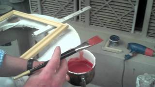 Gilding Lesson3 bole Video2c applying pt3 [upl. by Ledeen]