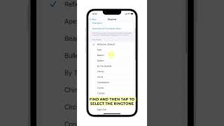 How to Change the Default Ringtone on iPhone 14 ringtone mobilephone mobilephoneaccessory [upl. by Edlun685]