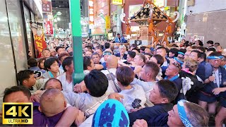 【池袋ふくろ祭り 2024】喧嘩勃発 最後の最後で大モメ 祭りは人を熱くする  高鳳睦 南和會 [upl. by Aohsoj]