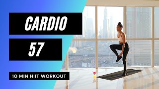 10 Min Cardio Workout  HIIT  MrandMrsMuscle [upl. by Jobi]