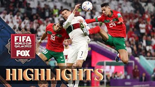 Morocco vs Portugal Highlights  2022 FIFA World Cup  Quarterfinals [upl. by Rox]