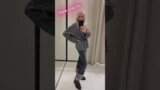 Yes or No Zara try on outfit ideas for women over 50 womenover50style womenover50 outfitideas [upl. by Sansen]