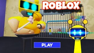 SPRUNKIS WORLD PRISONRUN Obbyroblox scarryobby [upl. by Lorre]