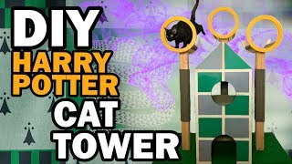 😺 DIY Harry Potter Cat Tree [upl. by Naneek]