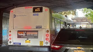 MTA NYCT B15 Bus Ride From Lefferts BlvdAirtrain Station To Linden Blvd [upl. by Dlabihcra899]