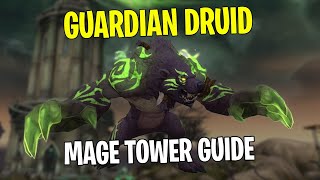 Guardian Druid Mage Tower Guide  Conquer Mage Tower with EASE build updated for TWW [upl. by Hebner]