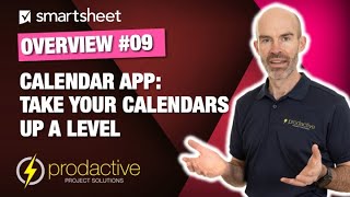 Smartsheet Calendar app demo  taking your calendars up a level [upl. by Ainegue]